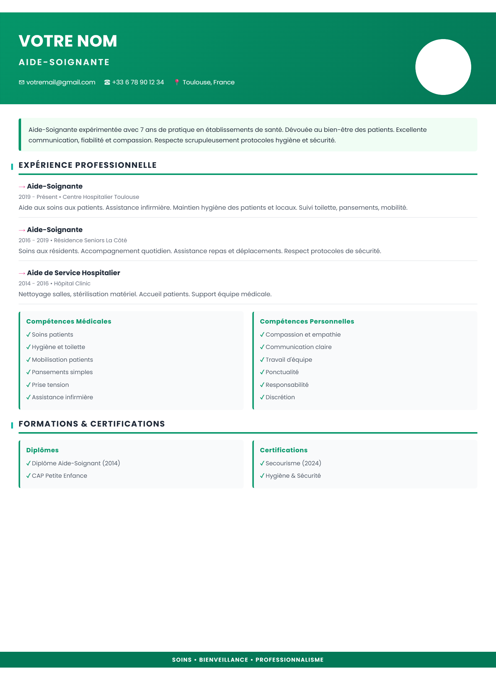 Aide-Soignant - Médical Simple